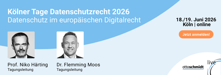 K&ouml;lner Tage Datenschutzrecht 2026